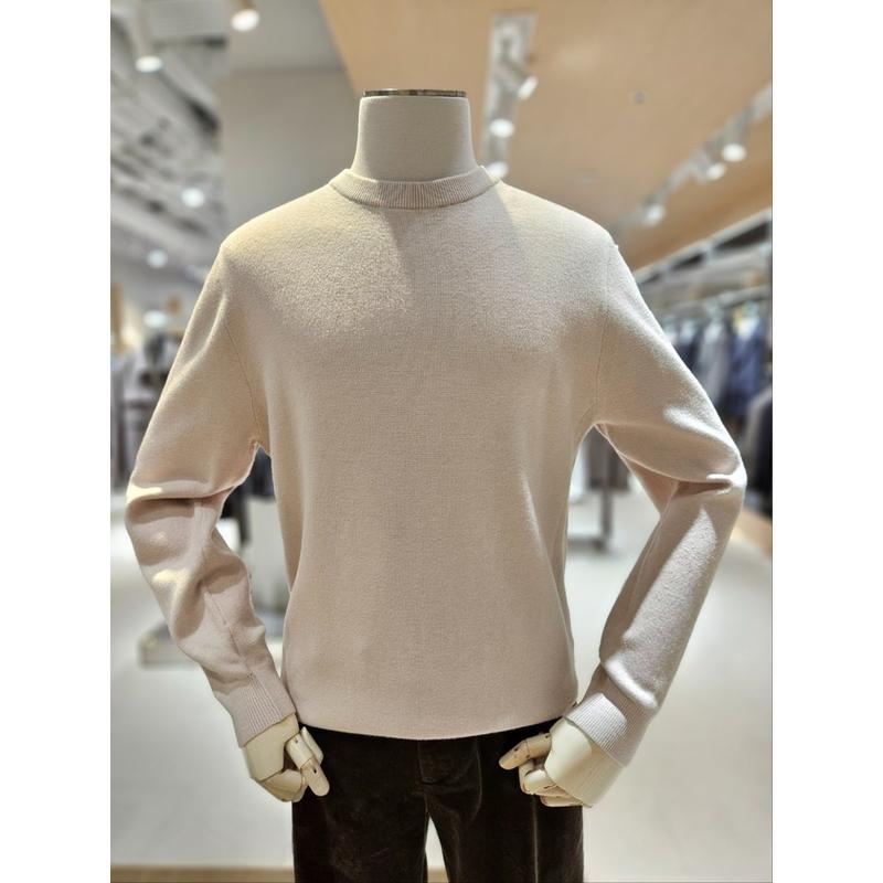 [坡州店] [AND Z()]ベージュカラー ソリッドセーター(BOE4ER1001BE)