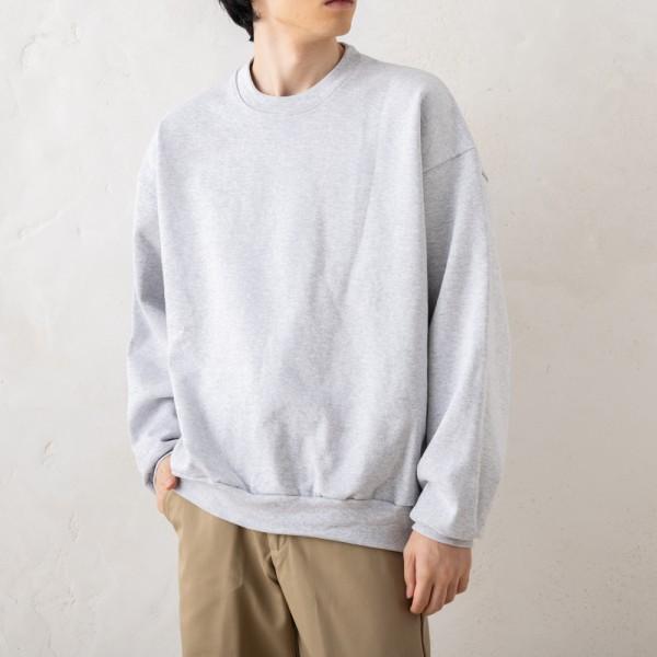 スウェット 14オンス ヘビーフリースクルーネック グレー メンズ LOS ANGELS APPAREL HF-07