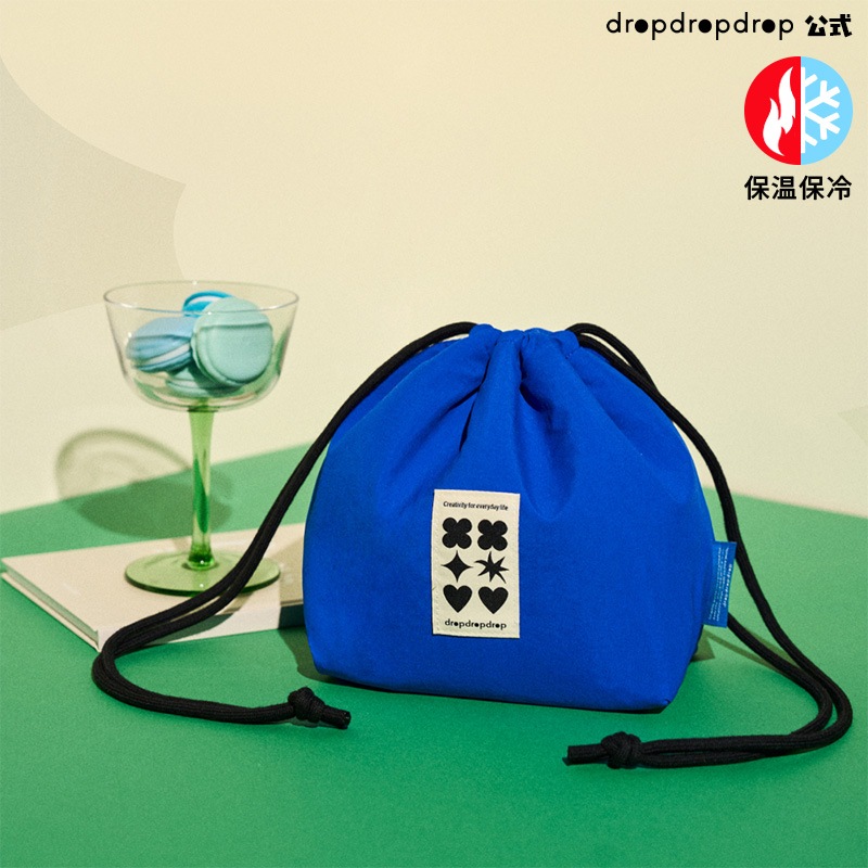 【dropdropdrop】ベリーブルーもちディリーバッグ / ディリーバッグ / ミニディリーバック/ランチバック/保冷バッグ