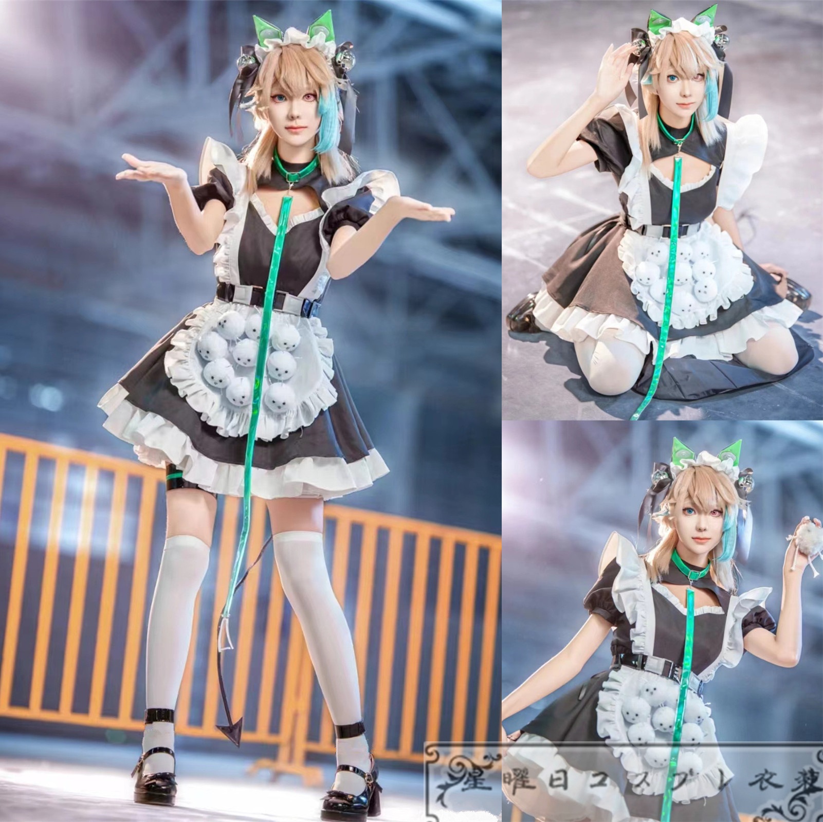 新品VTuber バーチャルライバー にじさんじ アザ Aza 2024 新衣装 アザ メイド服 コスプレ衣装 コスチューム ハロウィン 変装 仮装品質良い 店舗お勧め