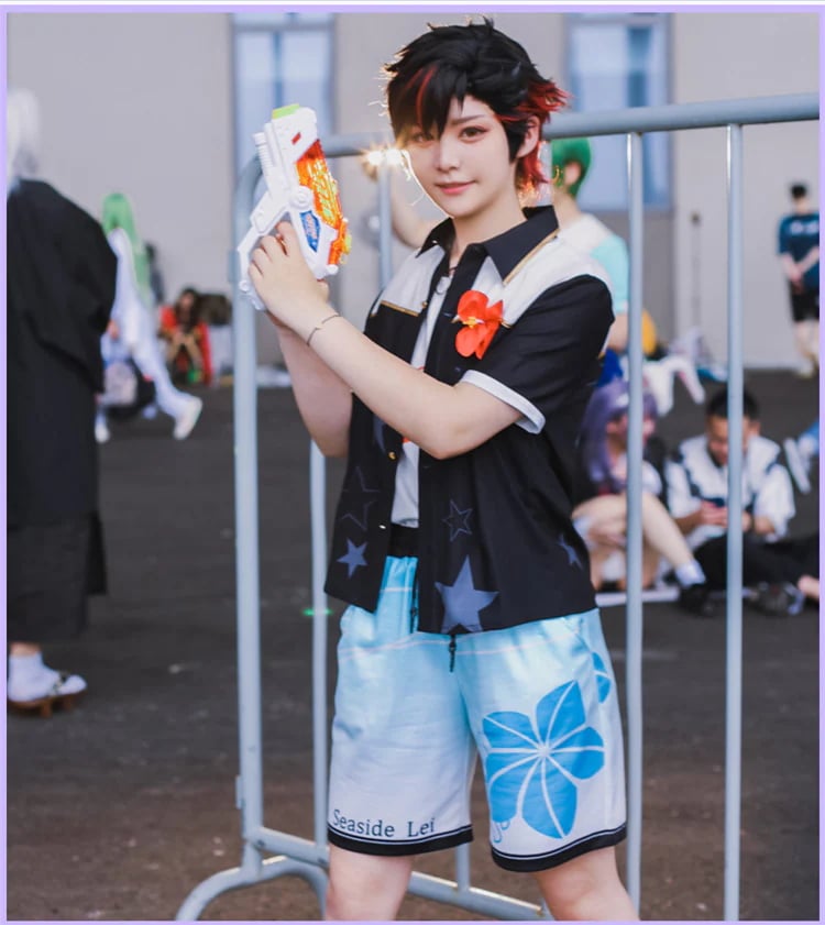 あんさんぶるスターズ 灼熱海辺のビーチマッチ 南雲鉄虎 コスプレ衣装 コスチューム 変装 仮装