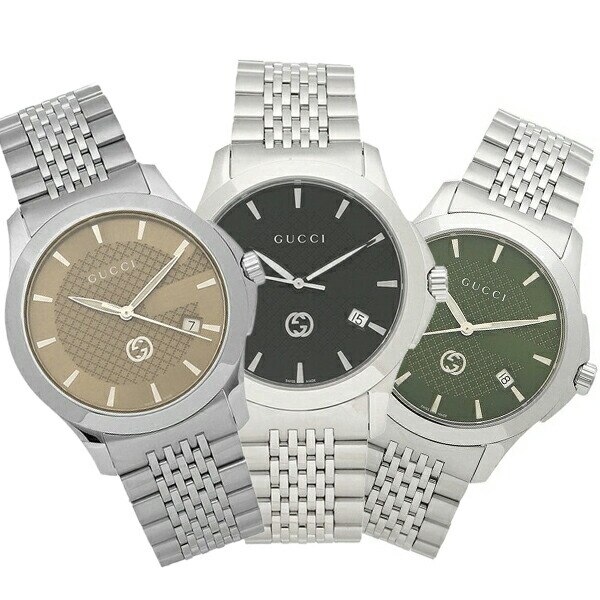 時計 メンズ Gタイムレス 38mm クロノグラフ クォーツ ステンレス