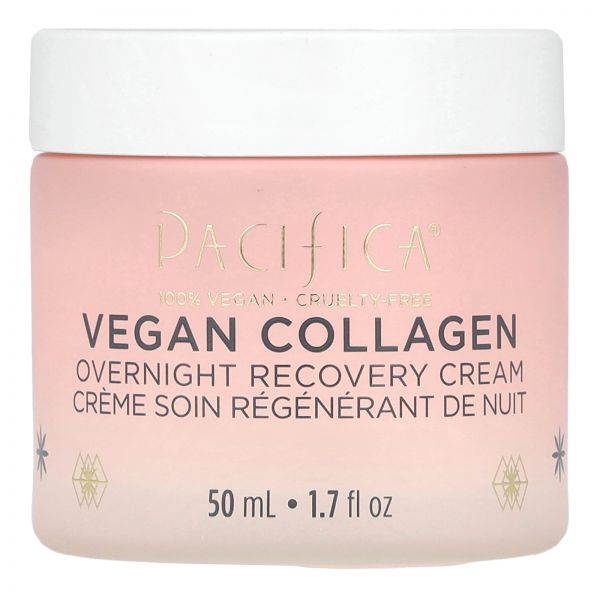 , Vegan Collagen, Overnight Recovery Cream, 1.7 fl oz 50 ml