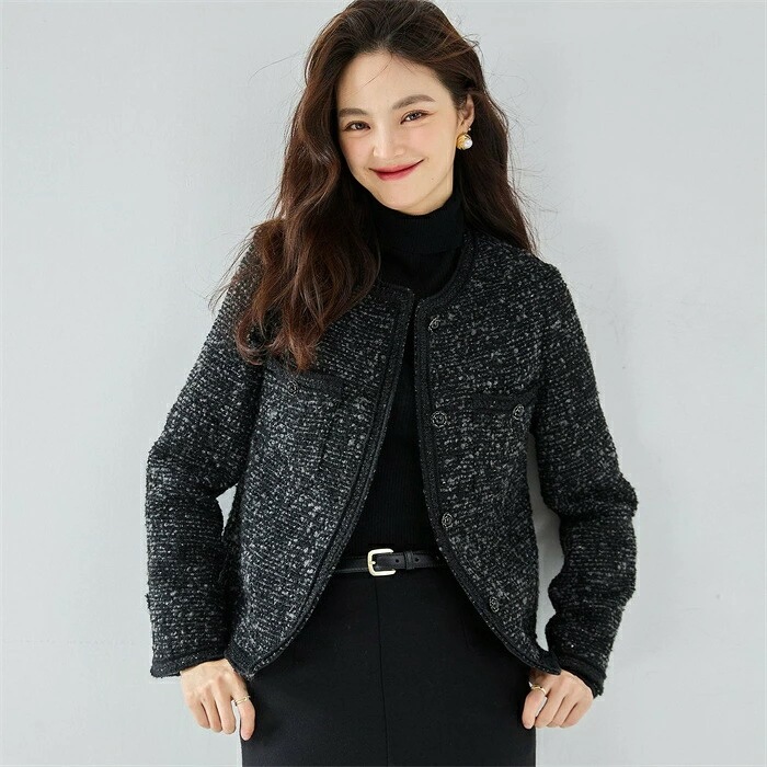 チェスターコート コート レディース ショート アウター スーツ コート ジャケット ショートコート ショート丈 暖かい 羽織り かわいい 可愛い 長袖 無地 シンプル カジュアル 30代 40代 5