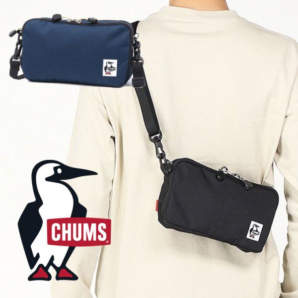 チャムス バッグ ショルダーバッグ CHUMS リサイクルフロントベロウズショルダー CH60-3648 斜め掛け ポーチ メンズ レディース