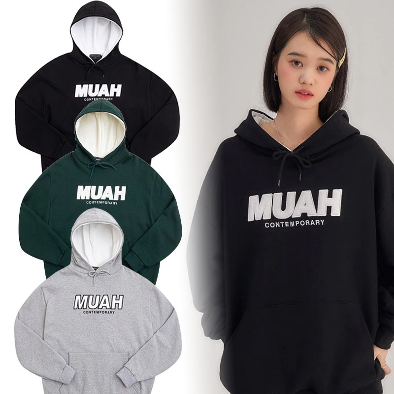 良好品 Color Combi Signature Overfit 秋服 長袖 韓国人気ブランド 韓国ファッション アイドル着用ブランド Mut205 Hoodie パーカー カラー グレー Build Standishsmiles Com