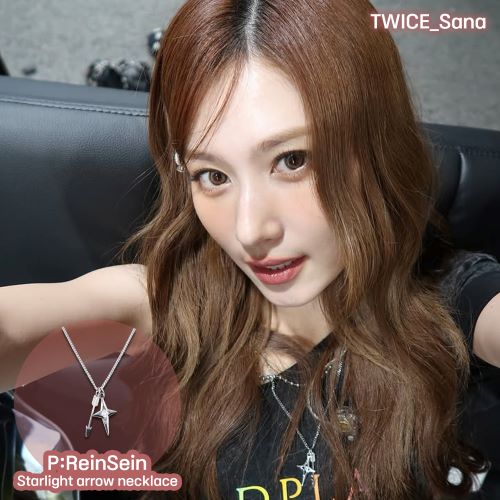 TWICE着用] 스타라잇 애로우 네크리스