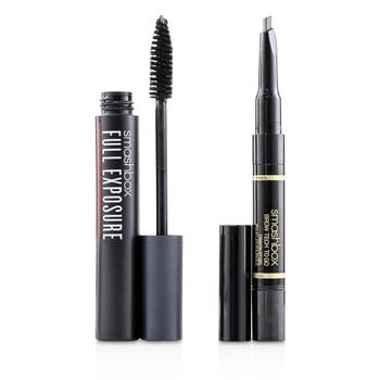 Smashbox ゲット フレーム アイ デュオ セット : ( 1x Full Exposure Mascara, 1x Brow Tech To Go)