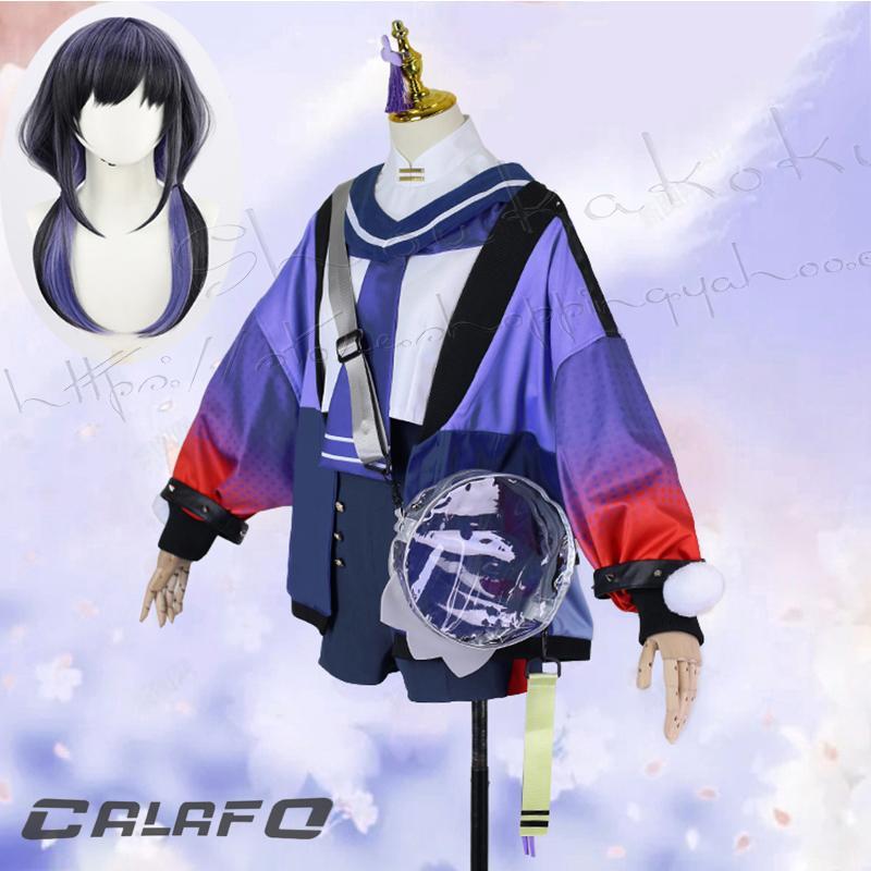 人気新作N0.1バーチャルYouTuber 彩虹社 VTuber 先斗寧 ぽんとねい コスプレ衣装 ウィッグ 演出服 cosplay 変装 仮装ハロウィン