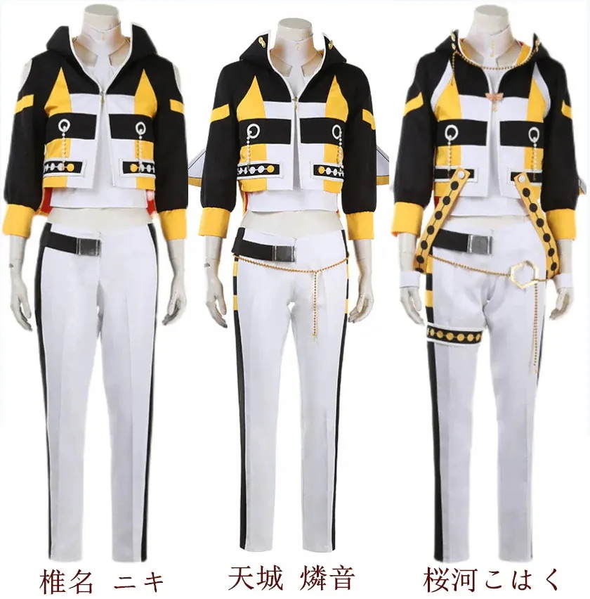 Ensemble Stars あんさんぶるスターズ 蜜蜂のリーダー 椎名 ニキ 天城 燐音 桜河こはく コスプレ衣装 コスチューム期間限定30％