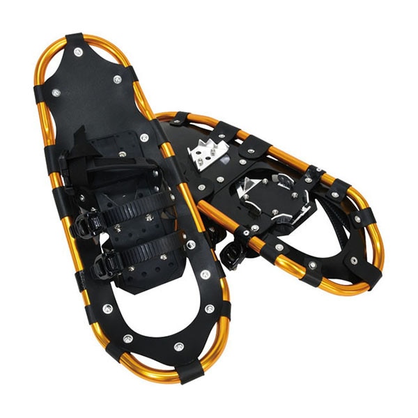ベルモント BS079 アルミスノーシュー L GD 収納袋付 キャンプ アウトドア トレッキング 登山 バーベキュー