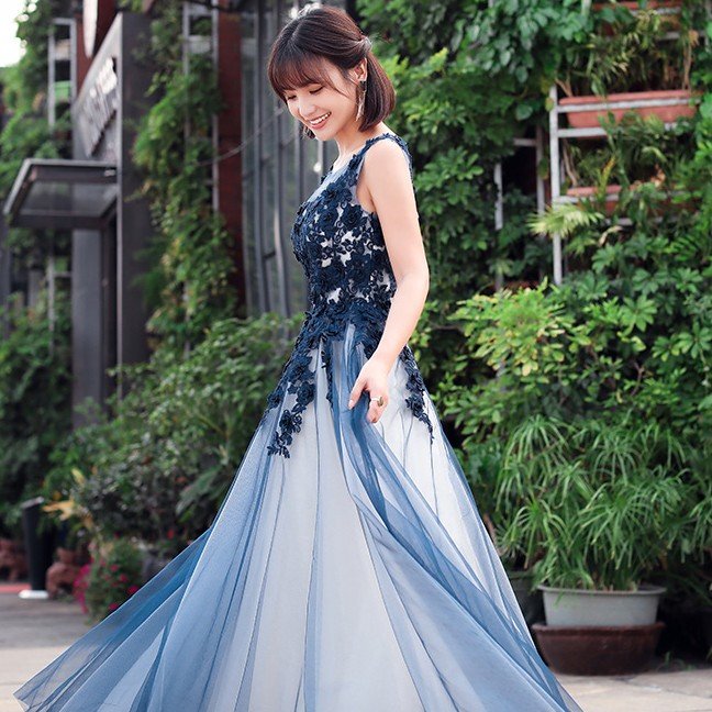 カラードレス 安い パーティードレス 二次会 ロング 結婚式 イブニングドレス 披露宴 フォーマルドレス 演奏会 花嫁 カクテルドレス 青 大きいサイズ