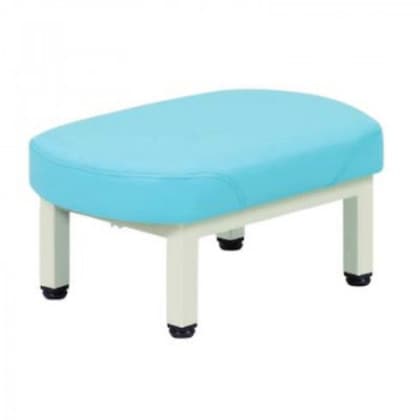 高田ベッド製作所 ローチェアー (アジャスター付き) スカイブルー TB-541