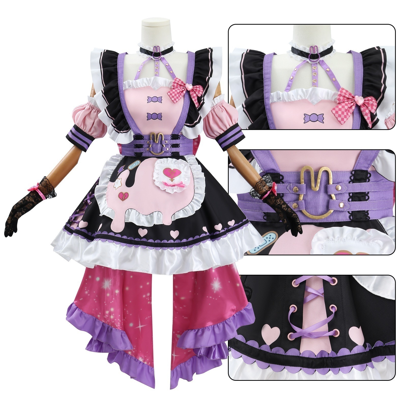 コスプレ 仮装バーチャルアナウンサー虹社cos服マリアmarionetteコスプレ衣装二次元動 イベント用品