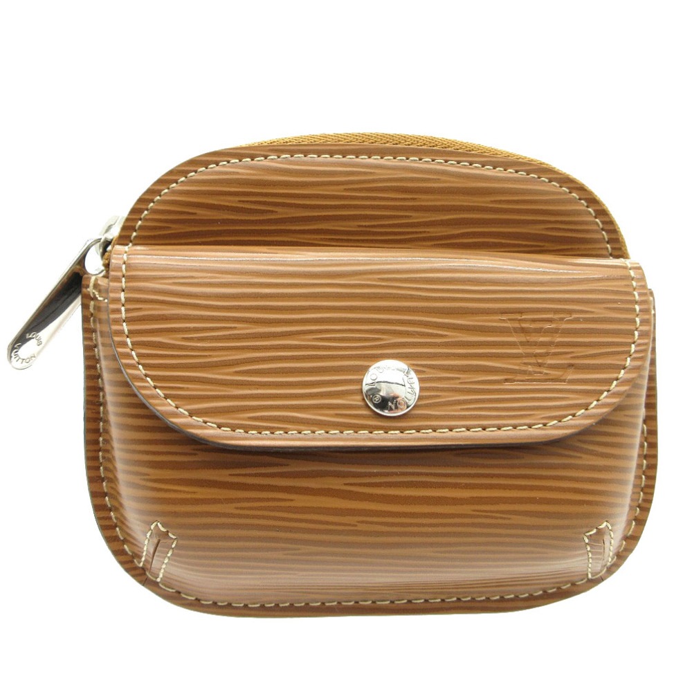 美品 ポルトモネ シリング エピ M60051 コインケース エピレザー/エピ キャメル LV 1336【中古】 メンズ