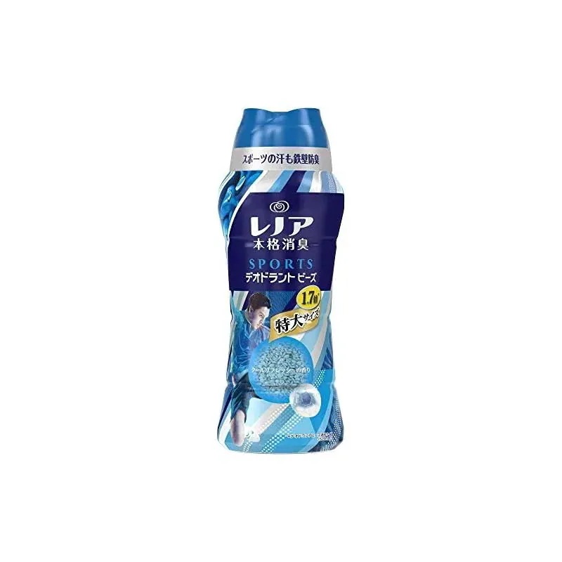 即納レノア 本格消臭 デオドラントビーズ スポーツ クールリフレッシュ 本体 特大 885mL