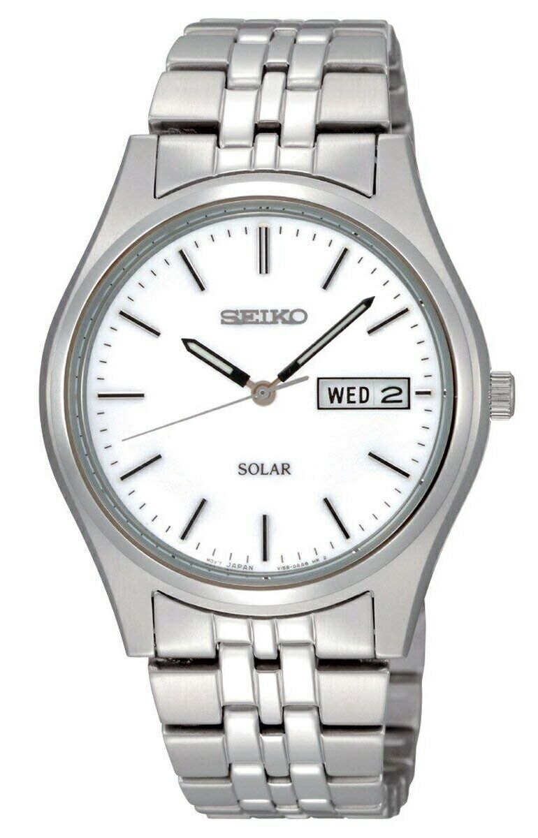 [10年保証] [製造終了 希少海外モデル] SEIKO SNE031P1 [セイコーインポート] セイコー ソーラー クオーツ