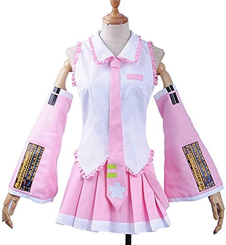 桜ミクピンクかわいい 制服 Good Smile パーティー 変装 イベント仮装 コスチューム