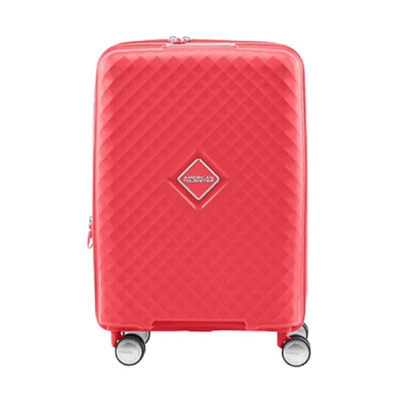 アメリカンツーリスター　拡張機能付きスーツケース Sサイズ 2～3泊にオススメ スクアセム SQUASEM ［TSAロック搭載］ スカーレットレッド　QJ2＊50001