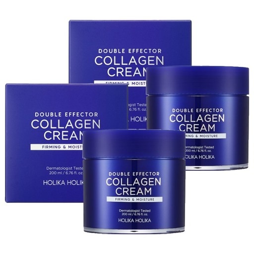 ダブルエフェクターコラーゲンクリーム 2個 200ml 高保湿クリーム コラーゲン配合