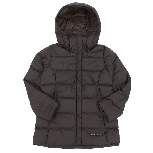 モンベル トラベルダウンパーカ レディース ダウンジャケット Sサイズ ダークブラウン RS1101549DBN mont-bell