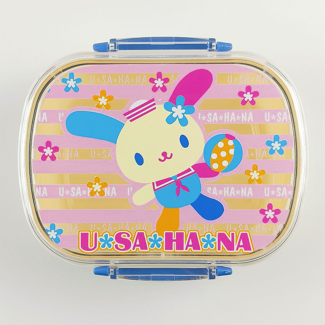 【サンリオ】ウサハナ ランチボックス 弁当箱 お弁当箱 ファミリーサイズ サンリオ】ウサハナ ランチボックス 弁当箱 お弁当箱 ファミリーサイズ