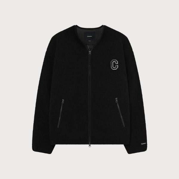 M ジャケット CQK CO2504JK20-BK カラレスシェルパジャケット ブラック