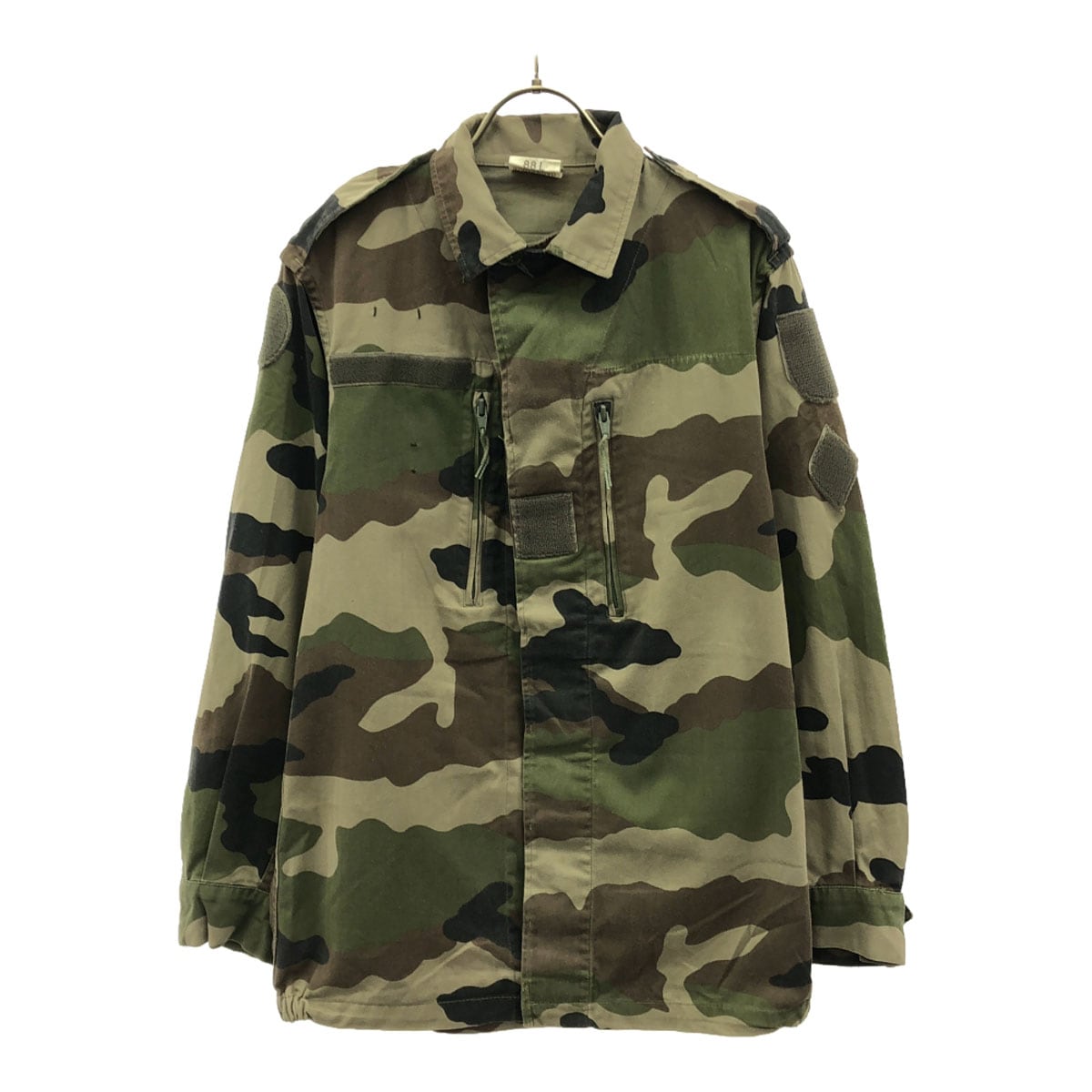 FRENCH ARMY フランス軍 90s PAUL BOYE ポールボーイ オールド 迷彩柄 ミリタリージャケット 88 L カーキ Anti-moustiques メンズ 古着
