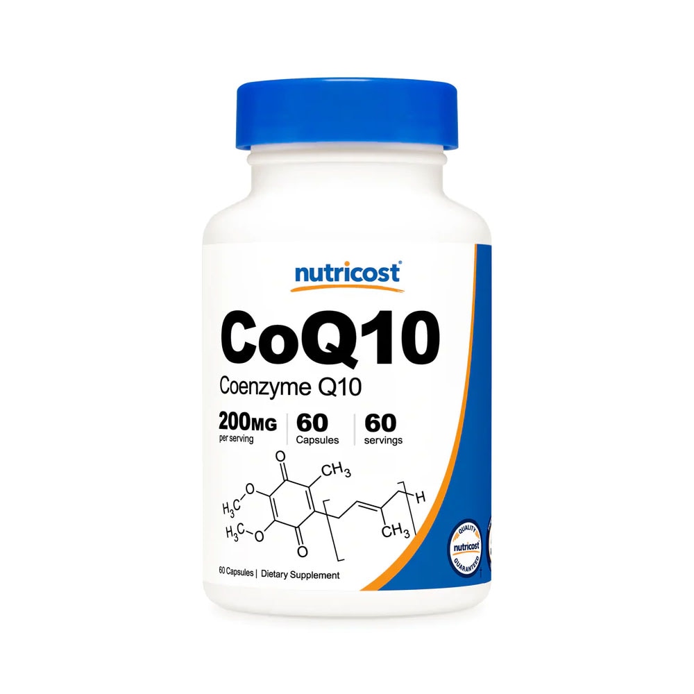 [USA] Nutricost ニュートリコスト コキュテン CoQ10 200MG カプセル 60錠
