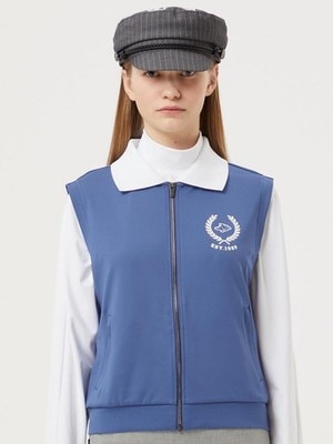 正規品 PEARLY GATES GOLF レディース ニットカラー ジップアップベスト