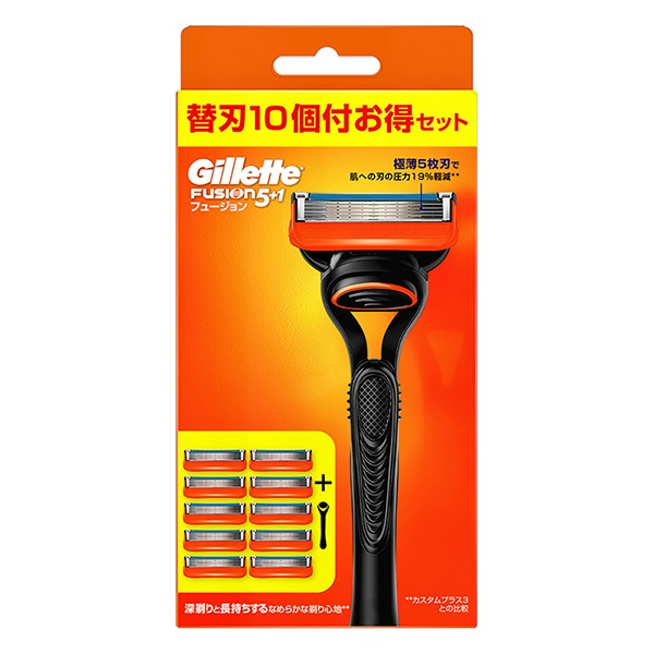 フュージョンマニュアル9Bホルダー付替刃10個付