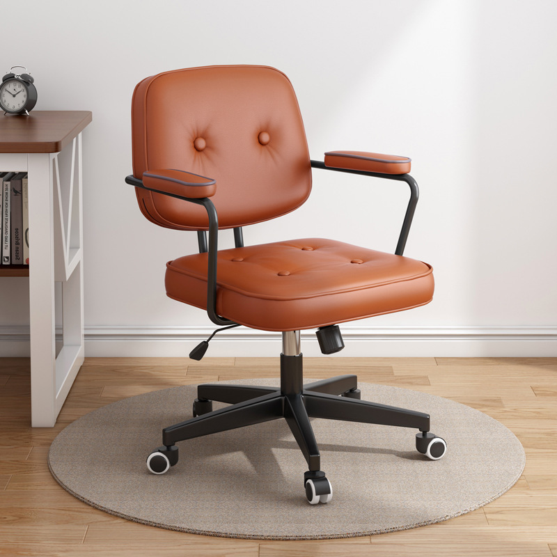 家庭用快適さ長期の居住オフィスチェアバックチェア横たわっている持ち上げと回転椅子のためのコンピューター椅子