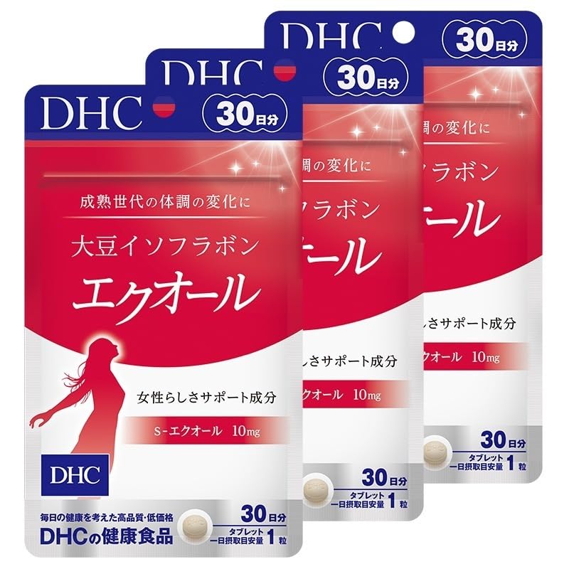 DHC 【90日分セット】 大豆イソフラボン エクオール 30日分 3個セット(90粒)