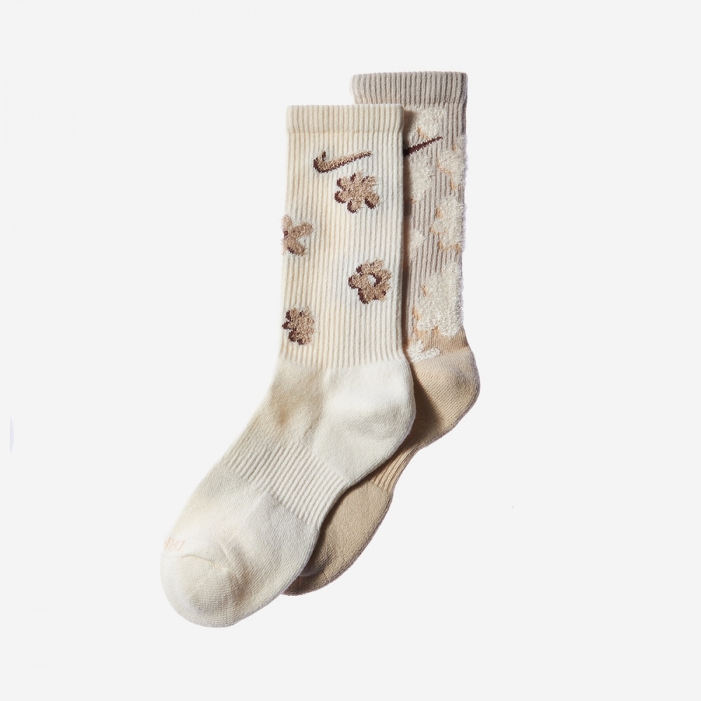 ナイキ U ナイキエブリデイプラスクッションクルー 2 ペア-144 フラワー PWR FN9136-900