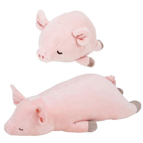 【セット】抱き枕 プレミアムねむねむアニマルズ ブタのピンキー Lサイズ & マシュマロアニマル