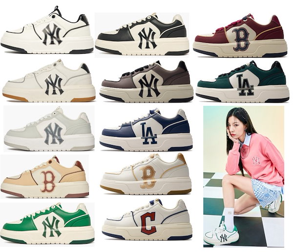 エムエルビー スニーカー MLB メンズ レディース CHUNKY LINER BASIC LA DODGERS チャンキー ライナー ベーシック  LAドジャース DARK NAVY ダークネイビー 3ASXCLB3N-07NYD シューズ