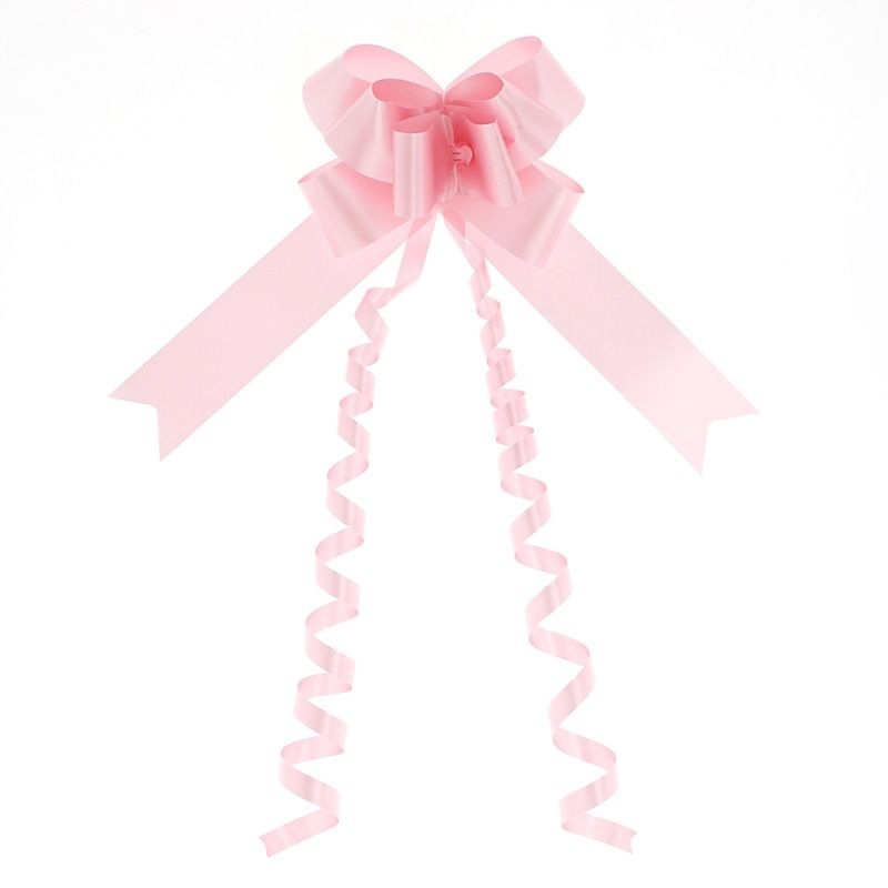 シモジマ HEIKO リボンボウ 36mm幅x70cm ピンク 1箱(50個入) ラッピング用品 001410202