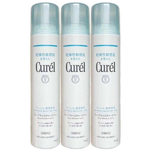 キュ レル ディープモイスチャースプレー 250g 3個セット 化粧水 花王
