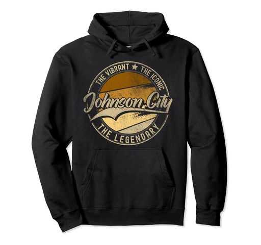 JOHNSON CITY TN TENNESSEE VINTAGE DISTRESSED パーカー