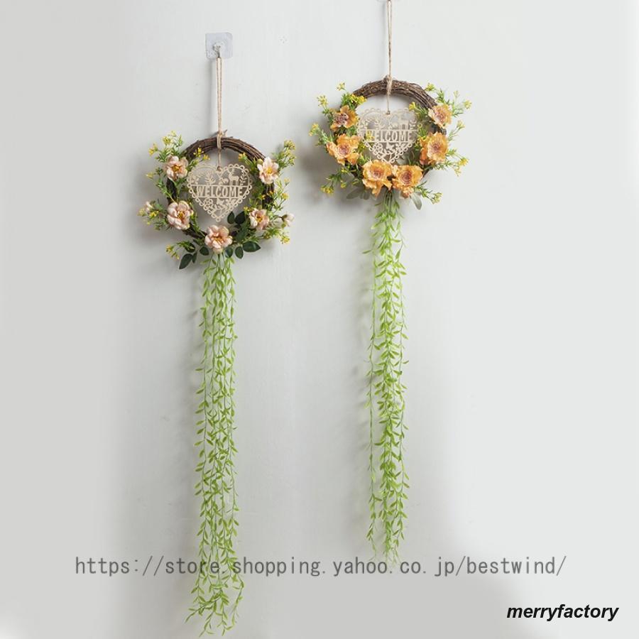 壁掛け 造花 吊りのインテリア飾り おしゃれ フェイクグリーン インテリア 造花 つる ツタ 壁掛け フェイクグリーン インテリア 人工観葉植物 雑貨 壁掛