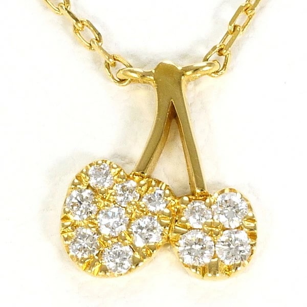 アーカー ネックレス ダイヤ 0.06 箱 ジュエリー 中古