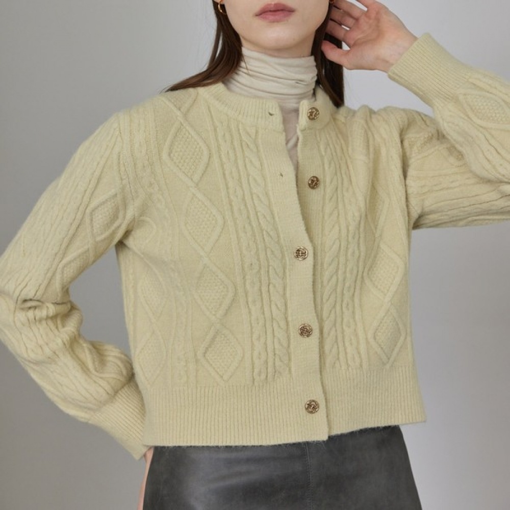 (リアーナニューヨーク) ケーブルパターンカーディガン RRLKCD010 8,950円