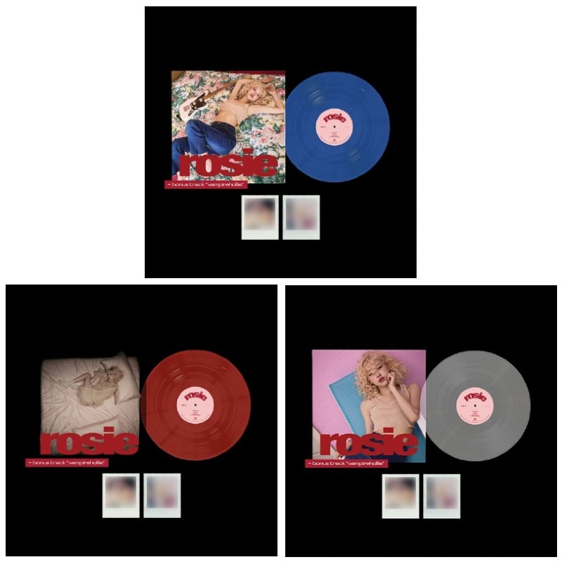 [3種セット] (LP) ROSE FIRST STUDIO ALBUM [ROSIE] VINYL (vampirehollie edition clear,blue,red)