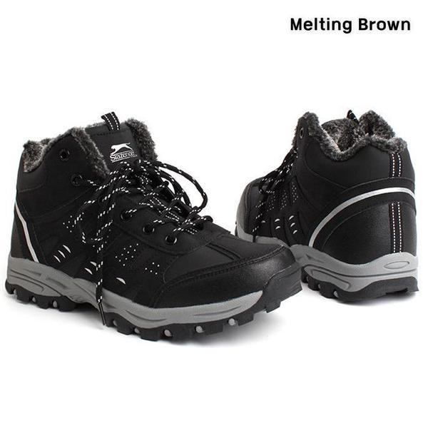 メンズ冬用スニーカー メンズファー付きトレッキングシューズ C23 6,685円