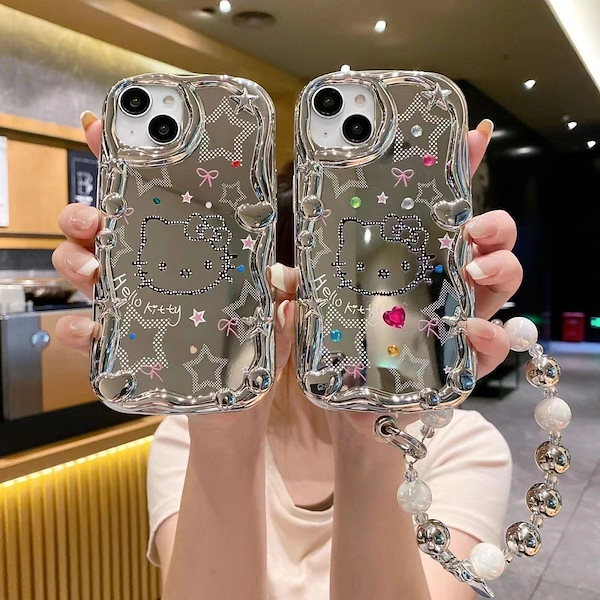 iPhone - せきちゃん Qoo10] かわいい キティ iphoneケース キ