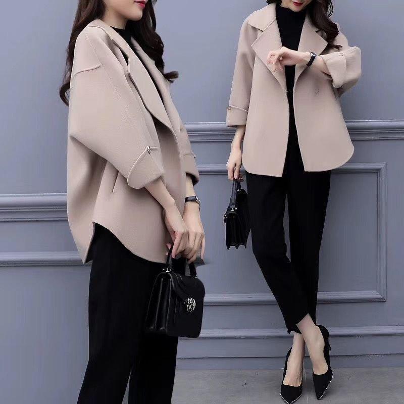 【即納】卒業式 服 母 セットアップ レディース テーパードパンツ 秋 冬 パンツ コート アウター ジャケット 通勤 入学式 フォーマル 30代 40代