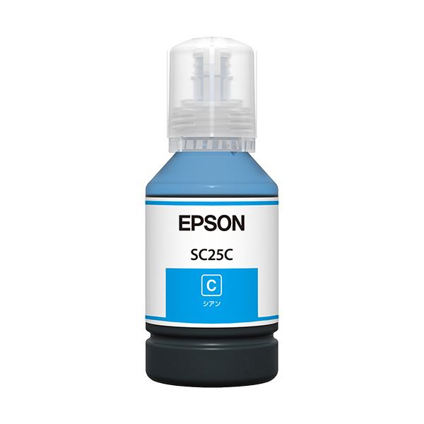 エプソンインクボトル シアン 140mL SC25C 1個