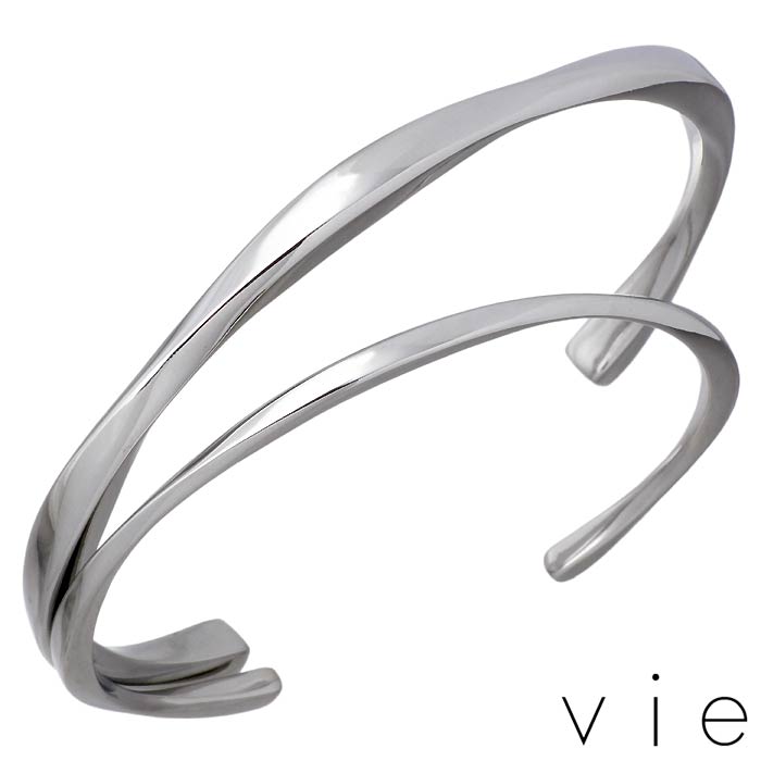 ヴィー vie ステンレス ペア バングル アクセサリー 金属金属アレルギー対応