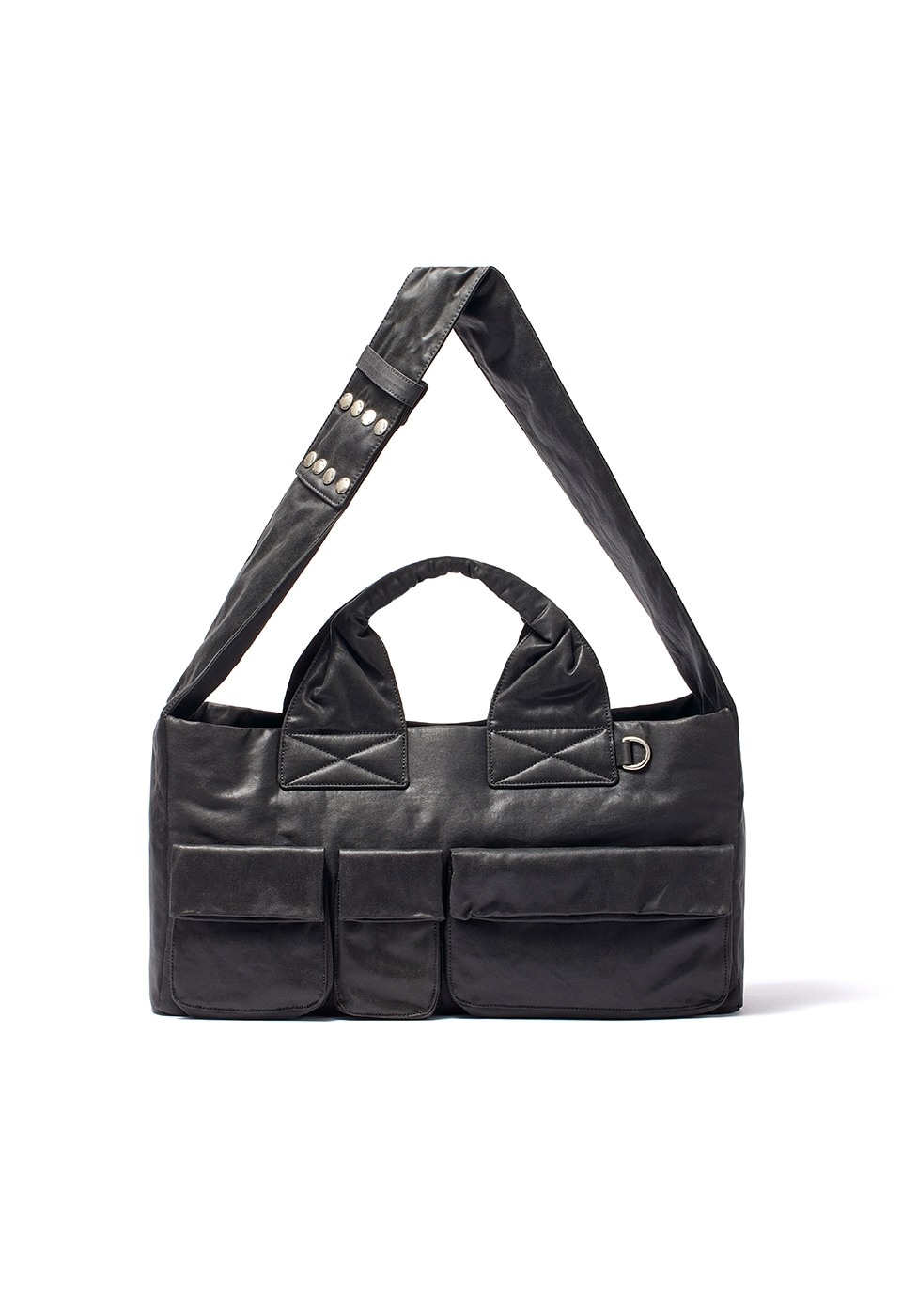 【OPEN Yy】 OIL SKIN VENTI TOTE : BLACK 48,500円