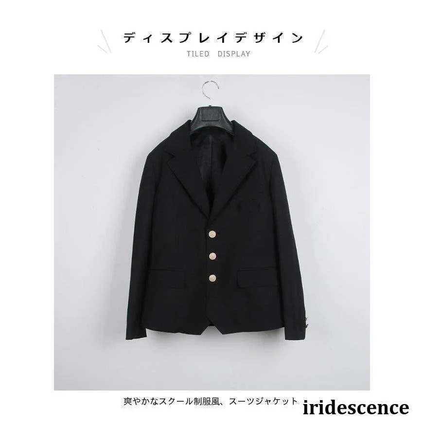 女子高生 JK 制服 レディース スーツジャケット メンズ テーラードジャケット スーツ スクール風 テーラード DK ブレザー おしゃれスーツその他 スーツスーツその他 スーツ